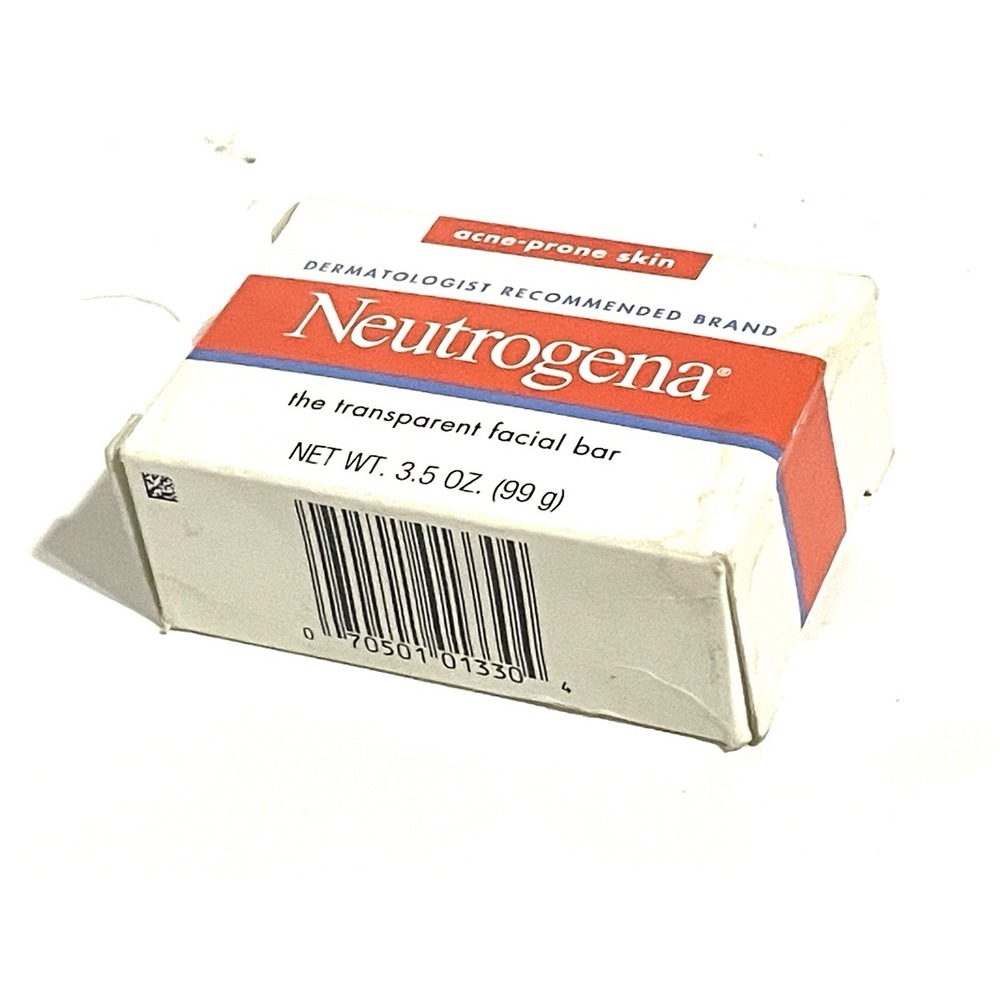 Neutrogena Glycerin Facial Cleansing Bar For Acne-Prone Skin - 3.5oz - Picture 2 of 5